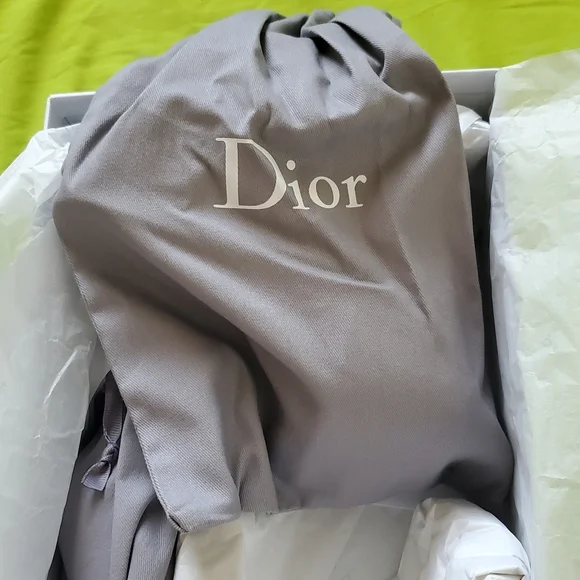 Dway Heeled Slide Toile de Jouy Light Pink and Ecru Embroidered - Picture 14 of 17